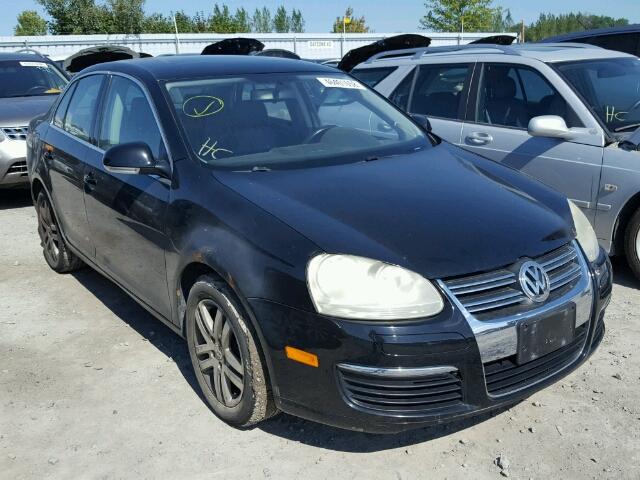 3VWDF31K66M803223 - 2006 VOLKSWAGEN JETTA 2.5L BLACK photo 1