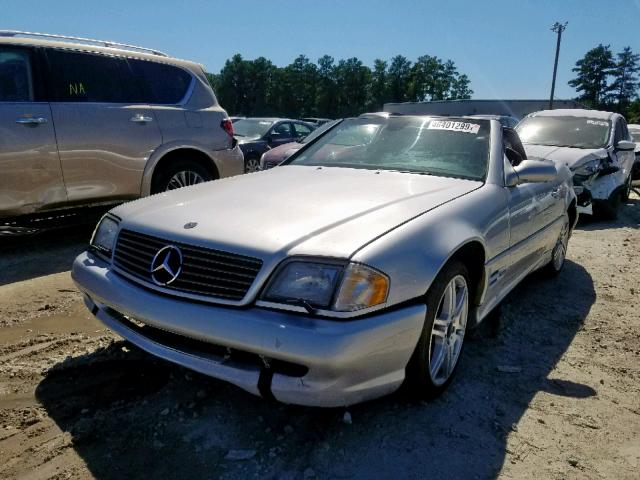 WDBFA68F6XF185129 - 1999 MERCEDES-BENZ SL 500 SILVER photo 2