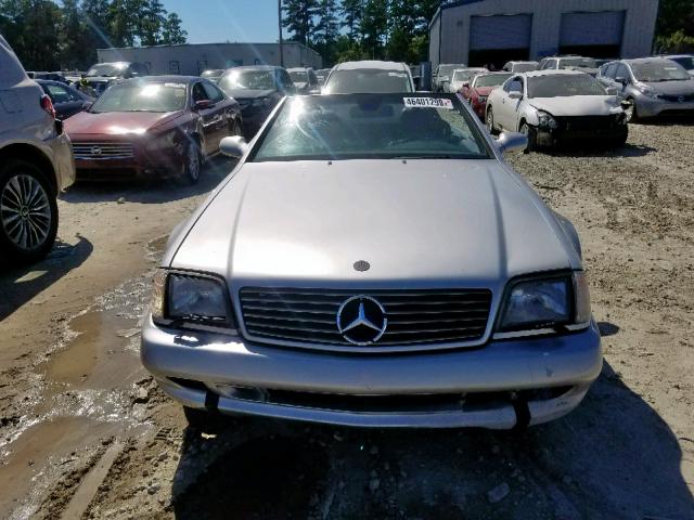 WDBFA68F6XF185129 - 1999 MERCEDES-BENZ SL 500 SILVER photo 9