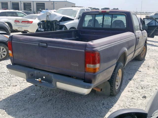 1FTCR10A7PUC96106 - 1993 FORD RANGER PURPLE photo 4