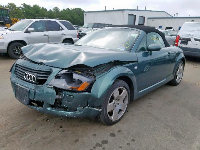 TRUUT28N811032457 - 2001 AUDI TT QUATTRO GREEN photo 2