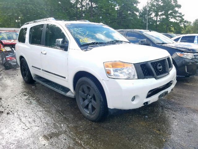 5N1BA0NDXAN604592 - 2010 NISSAN ARMADA SE WHITE photo 1