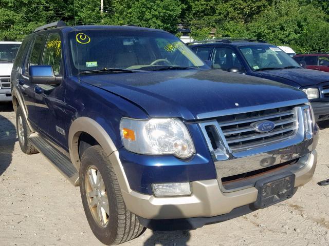 1FMEU74E17UB86266 - 2007 FORD EXPLORER E BLUE photo 1