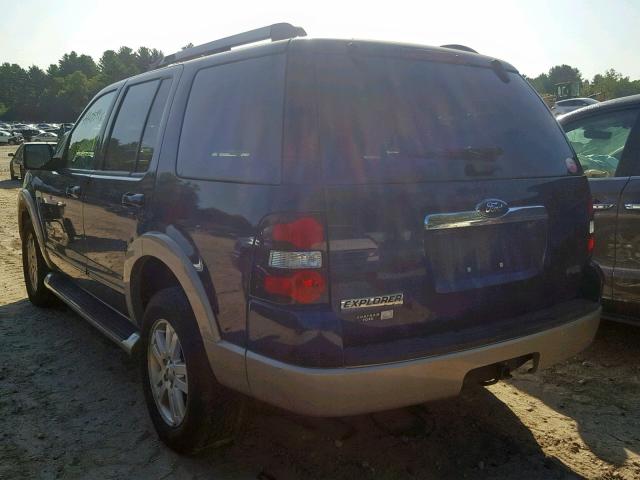 1FMEU74E17UB86266 - 2007 FORD EXPLORER E BLUE photo 3