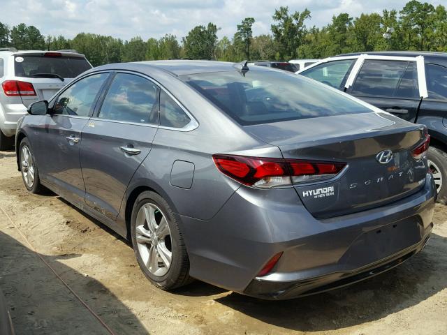 5NPE34AF4JH685244 - 2018 HYUNDAI SONATA SPO GRAY photo 3