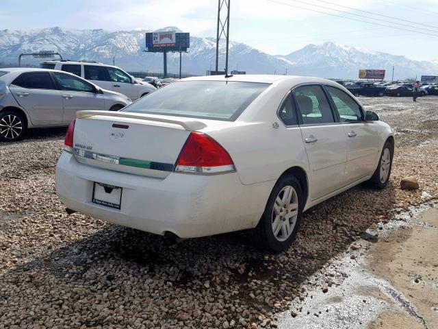 2G1WU58R779101026 - 2007 CHEVROLET IMPALA LTZ WHITE photo 4