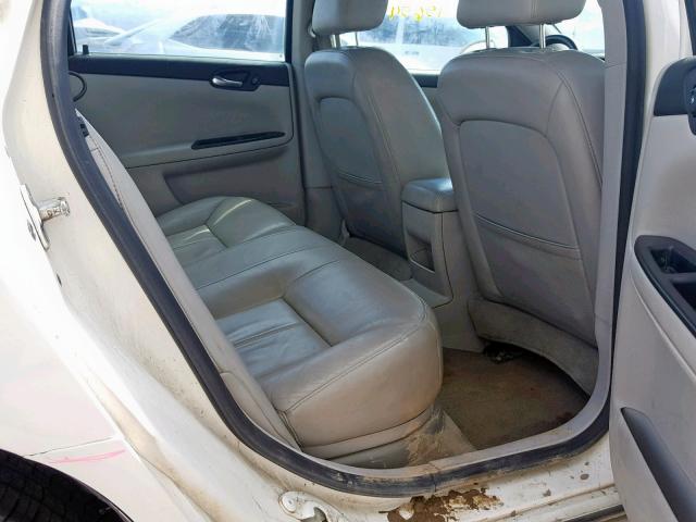 2G1WU58R779101026 - 2007 CHEVROLET IMPALA LTZ WHITE photo 6