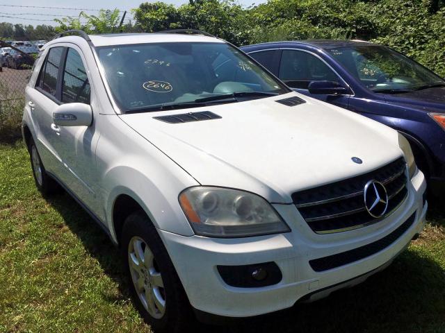 4JGBB22E67A276738 - 2007 MERCEDES-BENZ ML 320 CDI WHITE photo 1