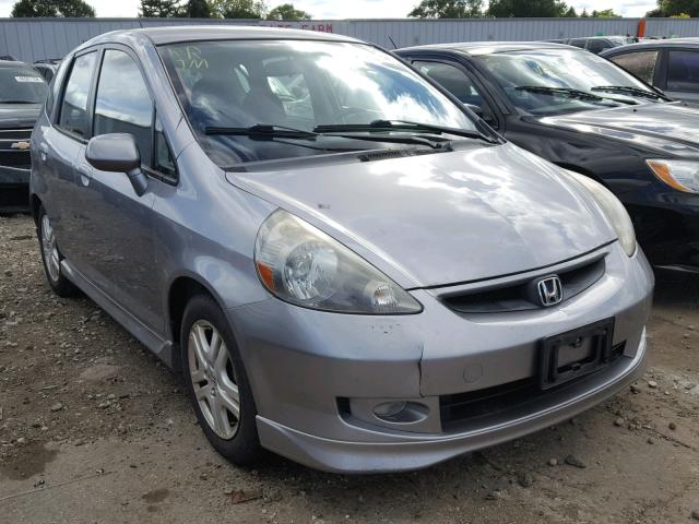 JHMGD37638S002838 - 2008 HONDA FIT SPORT GRAY photo 1