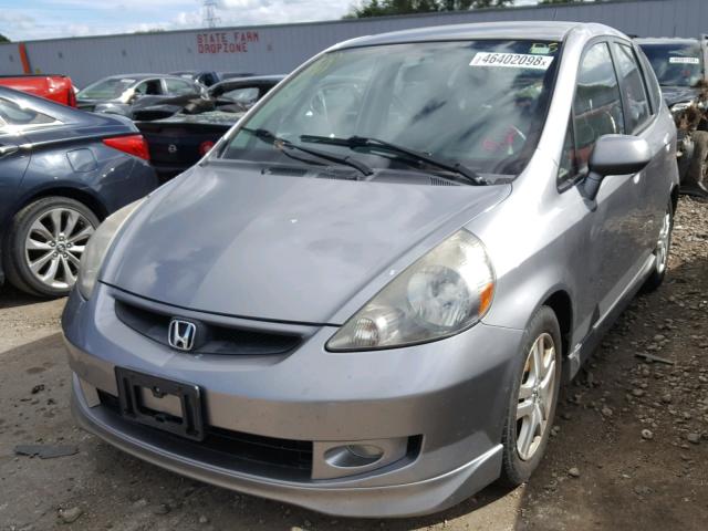 JHMGD37638S002838 - 2008 HONDA FIT SPORT GRAY photo 2