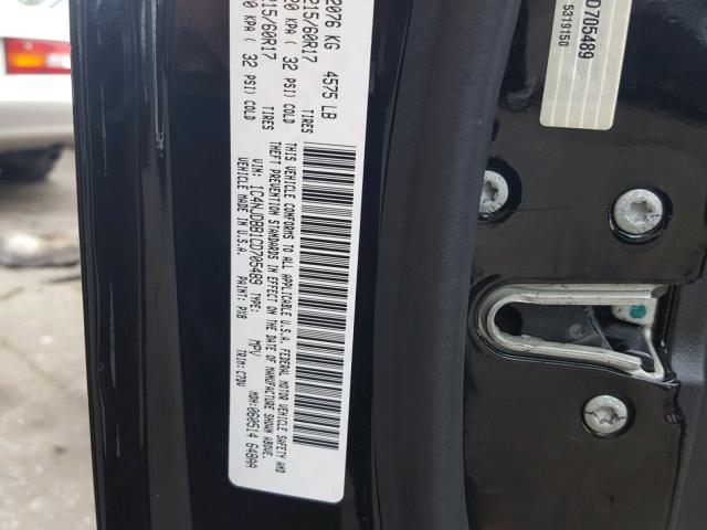 1C4NJDBB1CD705489 - 2012 JEEP COMPASS SP 黑色 照片 10