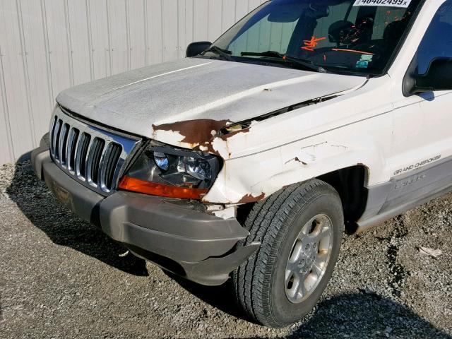 1J4G258S3XC531417 - 1999 JEEP GRAND CHER WHITE photo 9