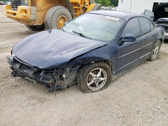 1G2WP52K82F177143 - 2002 PONTIAC GRAND PRIX BLUE photo 2