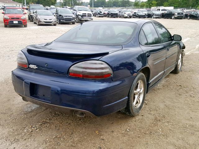 1G2WP52K82F177143 - 2002 PONTIAC GRAND PRIX BLUE photo 4
