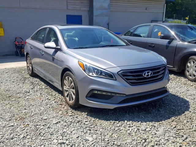 5NPE34AFXGH415556 - 2016 HYUNDAI SONATA SPO SILVER photo 1