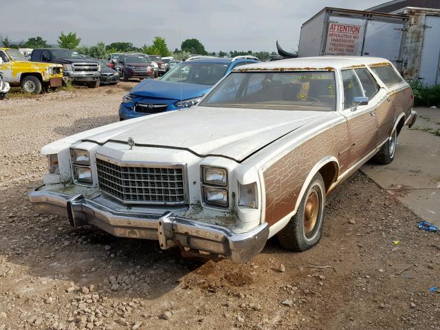 7H43H211916 - 1977 FORD LTD WAGON GOLD photo 2