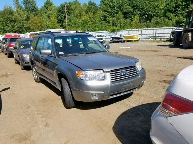 JF12G65617H716105 - 2007 SUBARU FORESTER SILVER photo 1