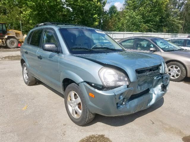 KM8JM12B36U436867 - 2006 HYUNDAI TUCSON GL TEAL photo 1