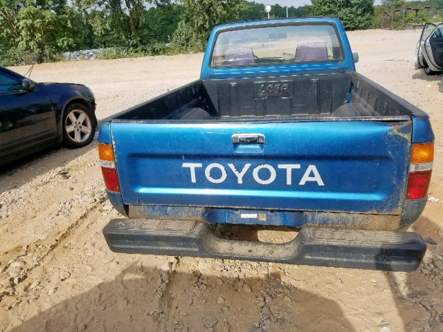 4TARN81AXPZ101028 - 1993 TOYOTA PICKUP 1/2 BLUE photo 6