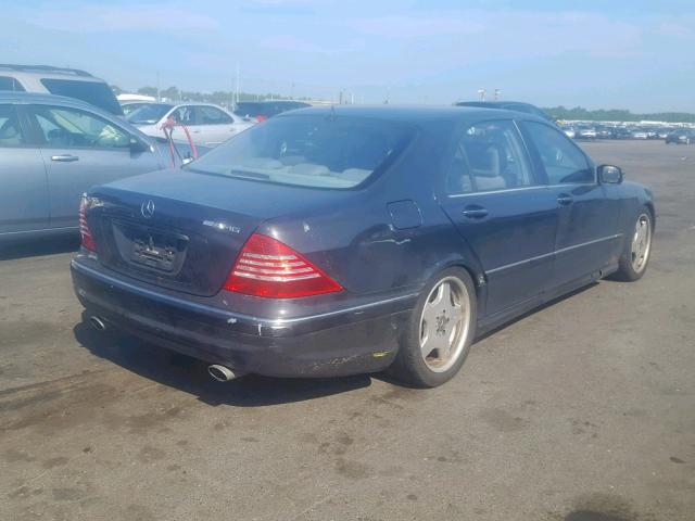 WDBNG73JX2A250856 - 2002 MERCEDES-BENZ S 55 AMG GRAY photo 4