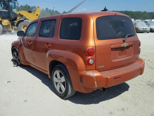 3GNCA13D08S705410 - 2008 CHEVROLET HHR LS ORANGE photo 3