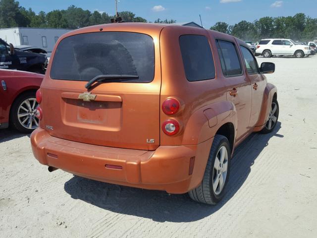 3GNCA13D08S705410 - 2008 CHEVROLET HHR LS ORANGE photo 4