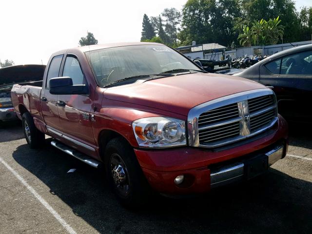 3D3KR28A88G151254 - 2008 DODGE RAM 2500 S RED photo 1