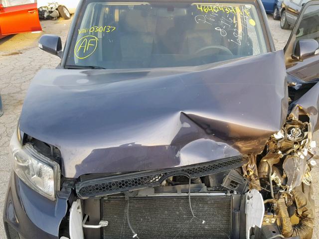 JTLZE4FE2CJ030137 - 2012 TOYOTA SCION XB Күлгін фото 7