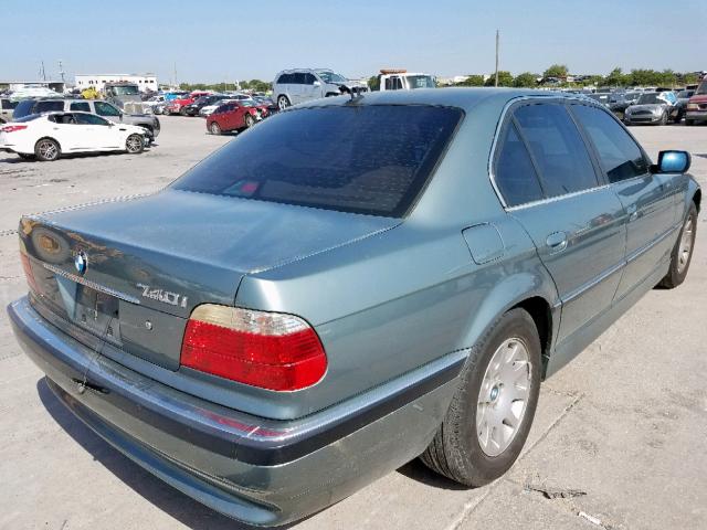 WBAGG83461DN84158 - 2001 BMW 740 I AUTO TAN photo 4