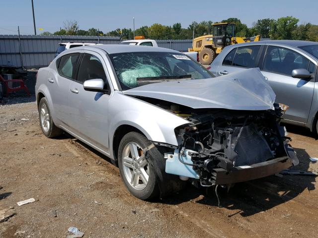 1B3BD1FB5BN526479 - 2011 DODGE AVENGER MA SILVER photo 1