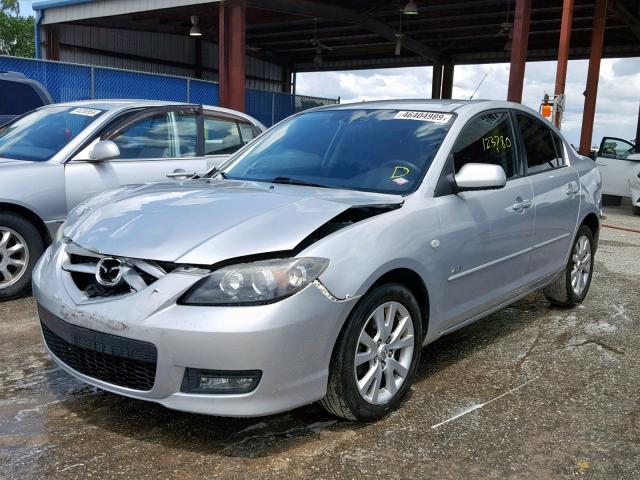 JM1BK323981786141 - 2008 MAZDA 3 S SILVER photo 2