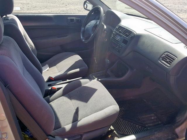 1HGEJ6223WL001317 - 1998 HONDA CIVIC DX SILVER photo 5