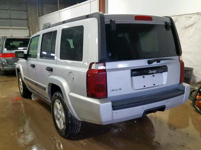 1J8HG48K86C134475 - 2006 JEEP COMMANDER 银色 照片 3