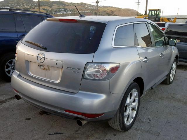 JM3ER4W36A0320341 - 2010 MAZDA CX-7 SILVER photo 4