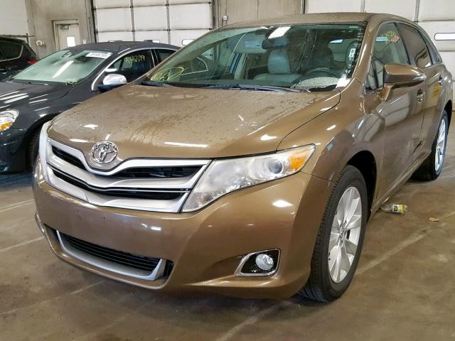 4T3ZA3BB1DU067065 - 2013 TOYOTA VENZA LE BROWN photo 2