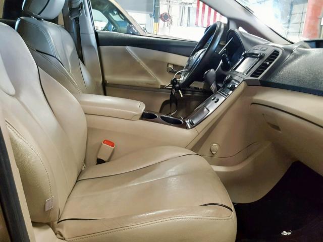 4T3ZA3BB1DU067065 - 2013 TOYOTA VENZA LE BROWN photo 5