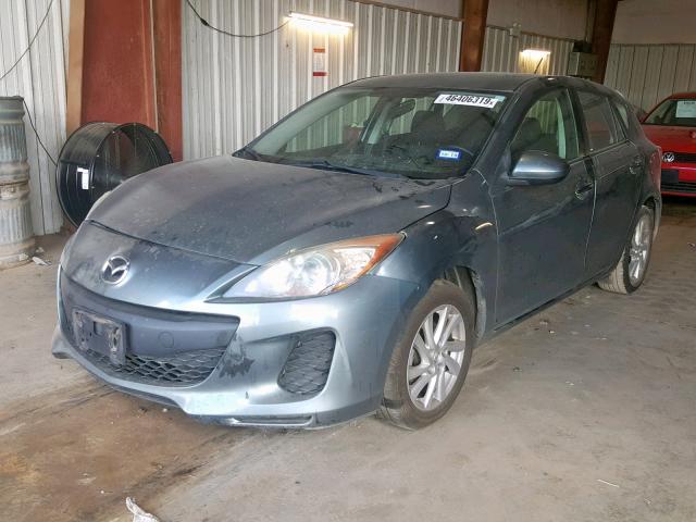 JM1BL1L77C1568887 - 2012 MAZDA 3 I GRAY photo 2