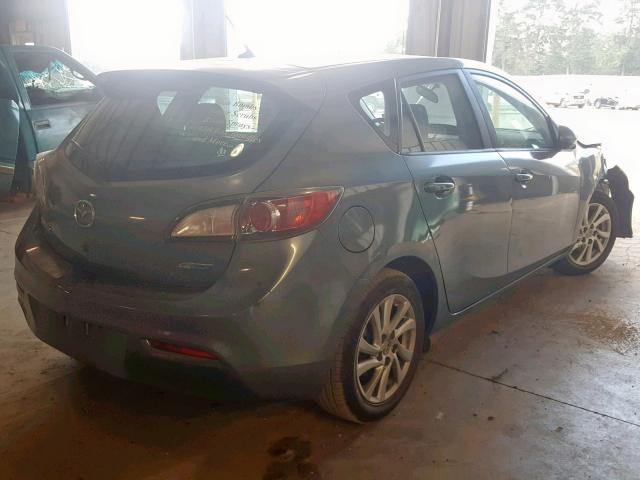 JM1BL1L77C1568887 - 2012 MAZDA 3 I GRAY photo 4