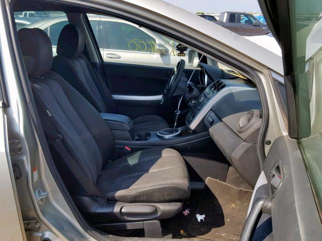 JM3ER293480180395 - 2008 MAZDA CX-7 SILVER photo 5