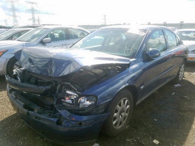 YV1RS61R322137503 - 2002 VOLVO S60 BLUE photo 2