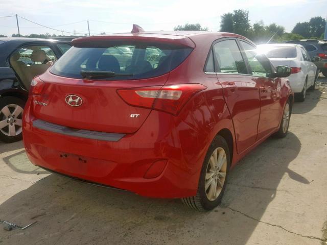 KMHD35LE2DU097287 - 2013 HYUNDAI ELANTRA GT RED photo 4