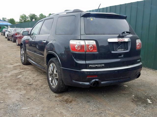 1GKKVTED7BJ255740 - 2011 GMC ACADIA DEN BLACK photo 3