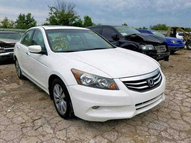 1HGCP3F86CA041739 - 2012 HONDA ACCORD EXL WHITE photo 1