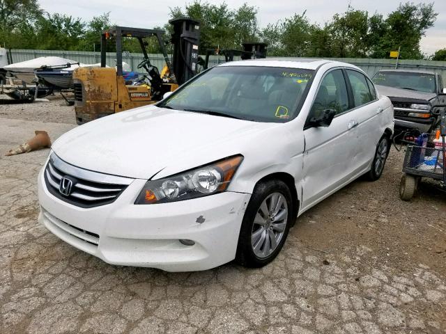 1HGCP3F86CA041739 - 2012 HONDA ACCORD EXL WHITE photo 2