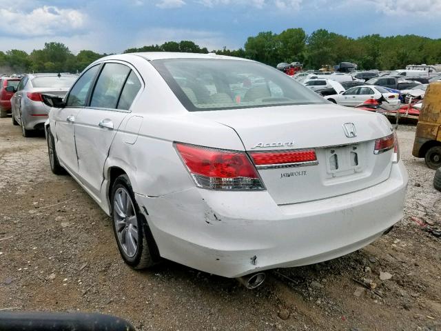 1HGCP3F86CA041739 - 2012 HONDA ACCORD EXL WHITE photo 3