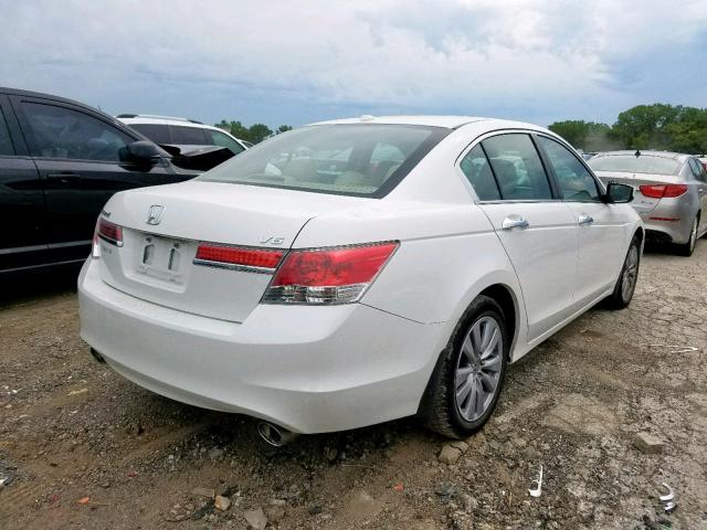 1HGCP3F86CA041739 - 2012 HONDA ACCORD EXL WHITE photo 4