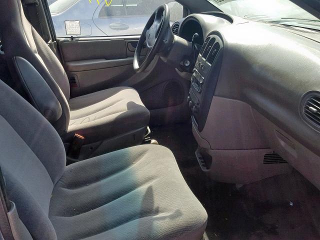 1B4GP25381B143824 - 2001 DODGE CARAVAN SE GRAY photo 5