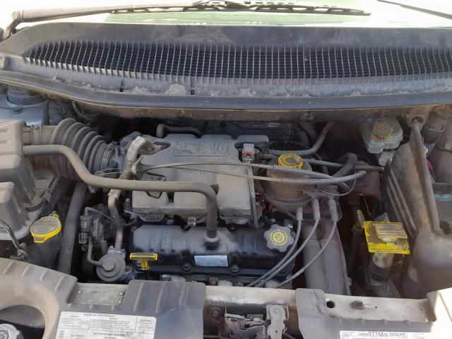 1B4GP25381B143824 - 2001 DODGE CARAVAN SE GRAY photo 7