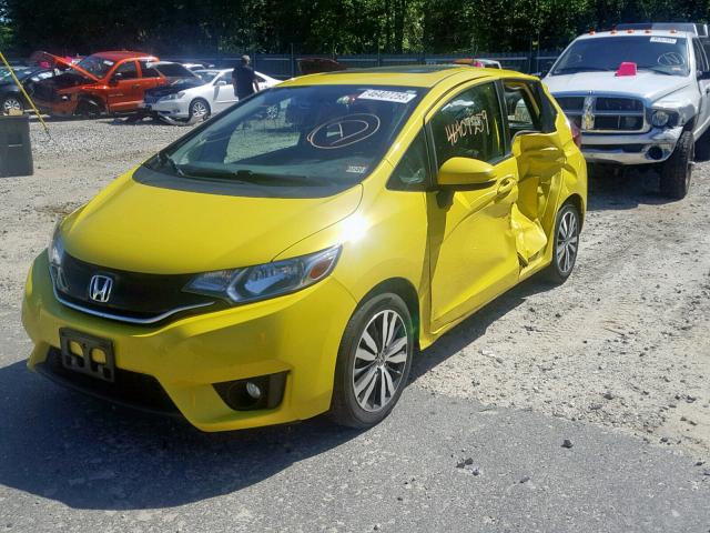 JHMGK5H76GX022284 - 2016 HONDA FIT EX YELLOW photo 2