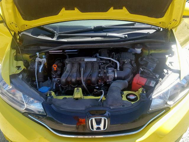 JHMGK5H76GX022284 - 2016 HONDA FIT EX YELLOW photo 7